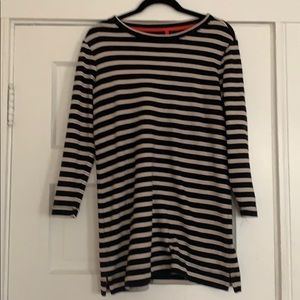 Black and Tan striped tunic